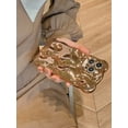 thumbnail image 3 of Wave Bubble Electroplated Silver Phone Case Compatible With Iphone, 3 of 4