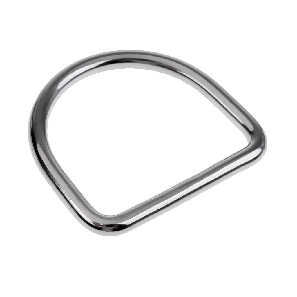 2 x Scuba Diving 316 Stainless Steel 2" D-Ring Techincal Diving 