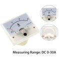 thumbnail image 2 of Current Meter D8 0-30A DC Analog Ammeter Panel Circuit No Need Shunt 30A Amp, 2 of 7