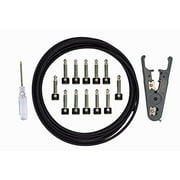 Solderless Guitar Pedal Patch Cable Kit 6 Pack to Make Custom Length Cables for Pedalboard