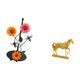 thumbnail image 5 of Dispensador de toallas de papel antideslizante vertical con soporte para pañuelos. Figura decorativa de caballo, escultura animal, figuras de resina g, 5 of 8