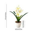 thumbnail image 3 of Simulated Flower Feel Bonsai Home Decor Study Living Room Decoration Artificial Flower Bonsai Green Plants Ornaments, 3 of 6