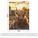thumbnail image 2 of Manta supersuave con diseño de vacas de las Tierras Altas y vacas bebés al atardecer, manta navideña de franela de microfibra para sofá cama, mullida y cálida, 30 x 40 pulgadas, 2 of 8