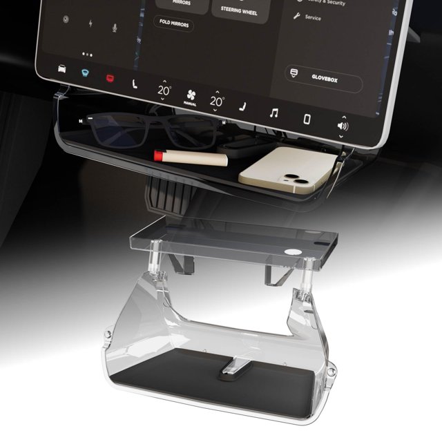 Organizador de almacenamiento para debajo de la pantalla modelo Y 3 de Auto Part Klutchtech