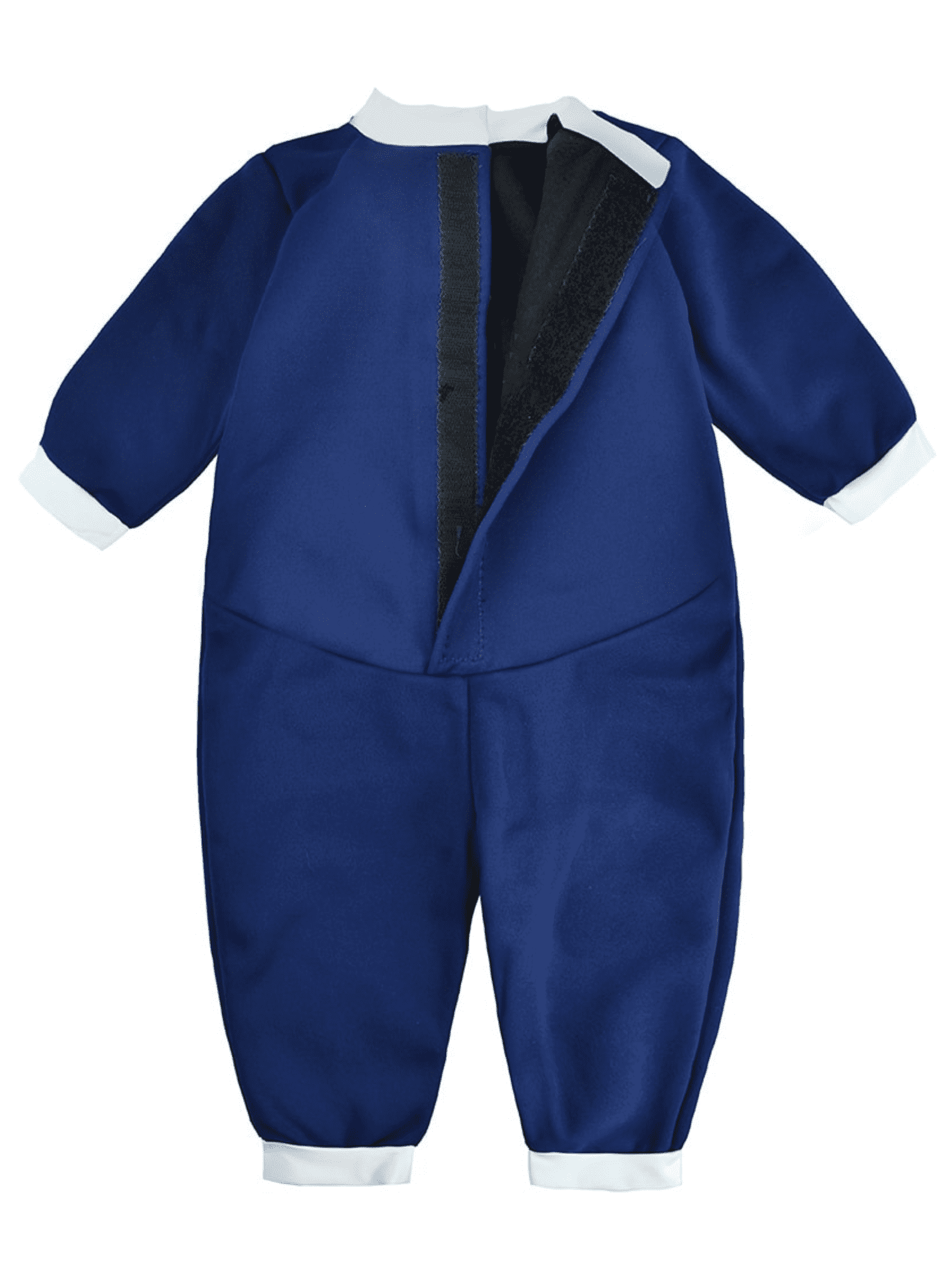Splash About Baby Boy's Warm in One Baby Wetsuit, One-Piece fleece lined all-in-one Swimsuit -  Navy 6-12 Months