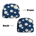 thumbnail image 4 of Goofa Daisies Flowers Pattern 2 PCS Car Headrest Cover, Headrest Protector,Universal Interior Car Accessories, 4 of 6