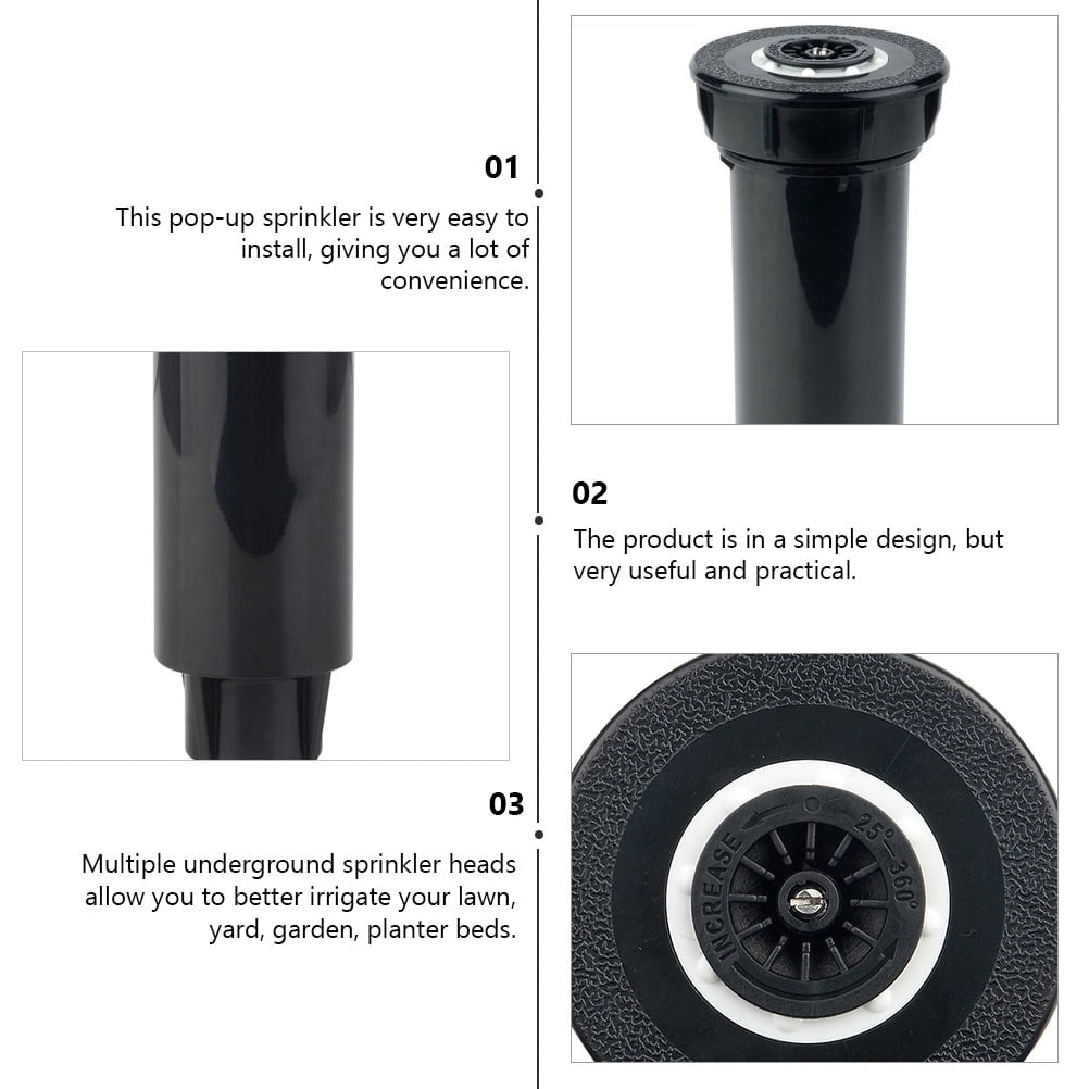 6 Pcs Drip Irrigation System Garden Sprinkler Sprinklers Water Fountain Buried