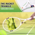 thumbnail image 6 of SALYWEE POWER 100 Adult Tennis Racket - Carbon Fiber Composite, 16×19 Strung Pattern, Simple & Elegant Design, Free Bag Included, 6 of 7