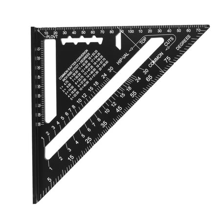 Speed Square Layout Tool 70cm Aluminum Alloy Triangle Rafter Angle Square for Woodworking