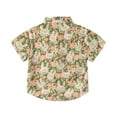 thumbnail image 4 of Toddler Tshirts Boys 2t Button Down Short Sleeve T Shirt Top Fashion Cartoon Print Vacation Tops Kids Summer Clothing Pink,8-9 Years, 4 of 4