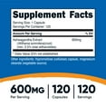 thumbnail image 5 of Nutricost Ashwagandha Herbal Supplement 600mg, 120 Capsules, 5 of 5