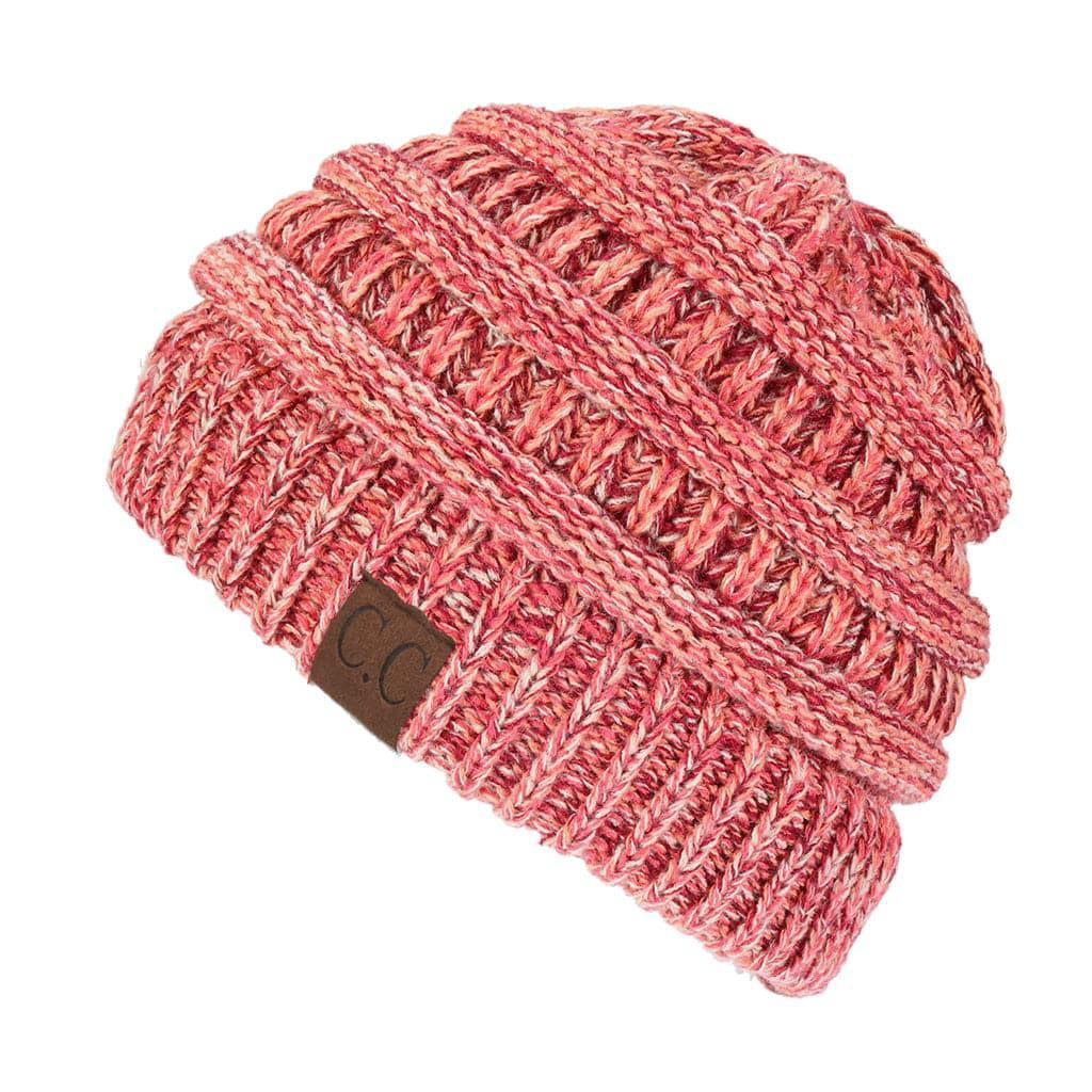 CC Crafted Multi-Color Beanie | Four-Tone | Adult and Kid Sizes