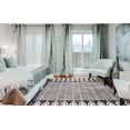 thumbnail image 2 of Contemporary Drop Collection Area Rug in Charcoal Color and Rectangle, Runner Shape, 2 of 8