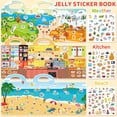 thumbnail image 5 of CREATIVETREES 6 Sets Reusable Sticker Book for Toddlers 3-6, Jelly Sticker Books for Toddler, Travel Sticker Activity Toys for Kids 3 4 5 6 Years Old Girls & Boys, 5 of 10