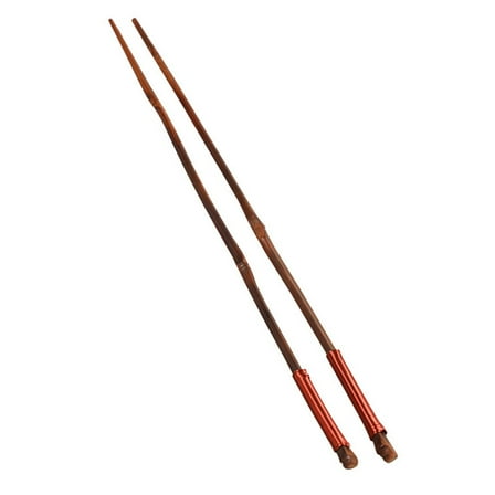 LEORX Bamboo Long Chopsticks for Home Use Eco Friendly Dark Red Great for Cooking and Eating 1 Pair