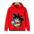 thumbnail image 1 of Chandail à Capuche à Manches Longues pour Enfants avec Impression 3D de Dragon Ball, Printemps et Automne, Style Cartoon, 1 of 1