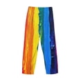 thumbnail image 5 of Balery Rainbow Colored print Men's Pajama Pants,Ultra Lightweight Pjs,Lounge Pant-Large, 5 of 9