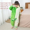 thumbnail image 4 of ATAIKU Toddler Sleeping Sack 9M-6T Winter Warm Flannel 2-Way Zipper Baby Sleep Sack with Feet, Infant Animal Dinosaur Wearable Blanket, 4 of 9