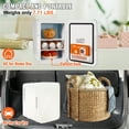 thumbnail image 6 of KFFKFF Mini Refrigerator 10L 12 Cans Skin Care Product Refrigerator AC/DC Mini Cosmetic Refrigerator, 6 of 9