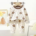 thumbnail image 2 of xaweyi Toddler Kids Baby Boy Fall Outfits 1T 2T 3T 4T 5T Long Sleeve Tops Pants Winter Clothes Sets,Sizes 18-24 Months, 2 of 4