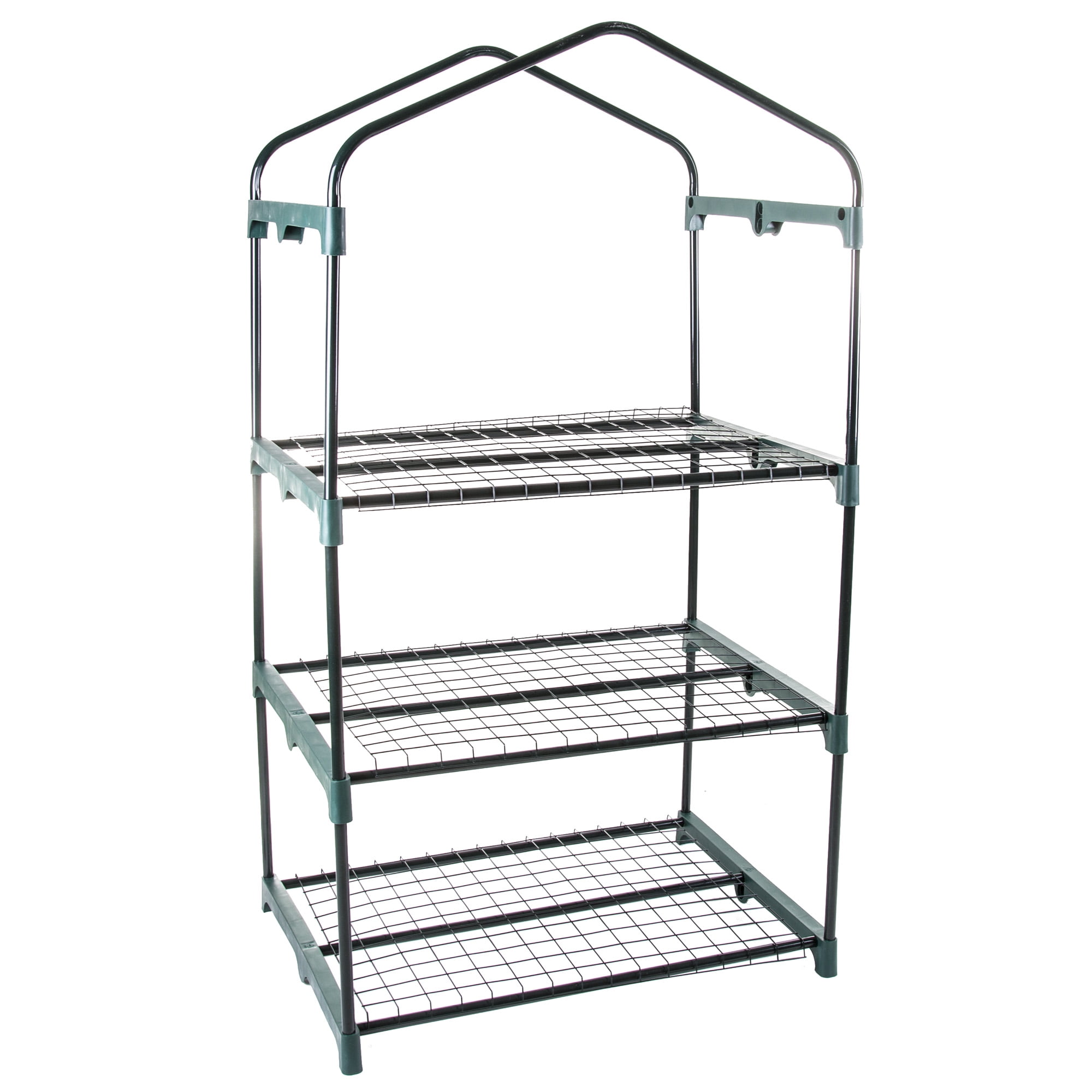 Pure Garden 3 Tier Mini Greenhouse with Rust-Resistant Frame and PVC Cover