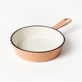 thumbnail image 1 of 6" Enameled Cast Iron Skillet, Orange Terracotta, Even-Heating, Oven Safe up to 500°F, PTFE & PFOA Free – Figmint™, 1 of 5