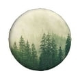 thumbnail image 2 of Balery Fog Foresttire Cover Waterproof Dust-Proof, Universal Spare Wheel Tire Cover For Trailer, Rv, Suv Truck And Vehicle Camper Accessories-14 Inch, 2 of 9