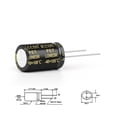 thumbnail image 3 of 10Pcs Aluminum Electrolytic Capacitor 25V 4700UF 16x25 High Frequency Low ESR Low Resistance Capacitors
--------
,Long Lasting, 3 of 6
