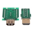thumbnail image 2 of 1pcs Diy Standard Hdmi Welded Male Plug Female Jack 19pin Cable Connector, 2 of 5