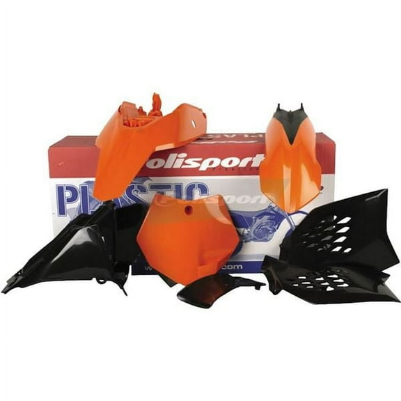 Polisport - 90201 - Plastic Kit KTM 65SX '09-15 White rear fender - OE '11