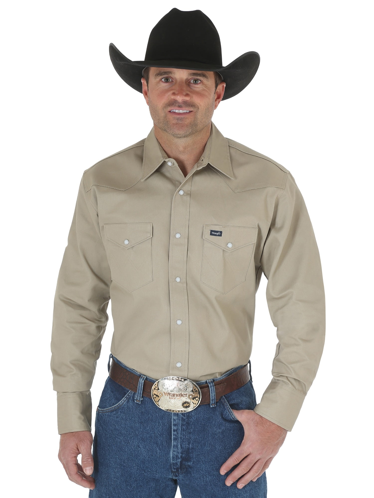 wrangler western snap shirts walmart
