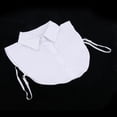 thumbnail image 1 of Cuello Falso Hugo Collar de Imitación Media Camisa Banda Blanco, 1 of 8