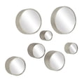 thumbnail image 6 of CosmoLiving by Cosmopolitan 12", 10", 8", 7", 6" Silver Wall Mirror, Set of 7, 6 of 8