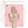 thumbnail image 3 of ELEHODL for iPad Air 11-inch M3 (2025) / M2 (2024) Case, Shockproof 360° Hand Strap Stand/Shoulder Strap Heavy Duty Case for iPad Air 11-inch M3 (2025) / M2 (2024),Pink, 3 of 11