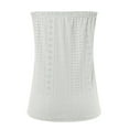 thumbnail image 5 of Sweet Home Farm Tube Tops for Women Bandeau Top Breathable Sleeveless Summer Sexy Stretch Off Shoulder Casual Beach Strapless Backless Party Loose Tube Tops White, 5 of 5