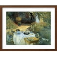 thumbnail image 2 of Art.com The Luncheon, 1876 Giclee Print by Claude Monet, Brown Frame Wall Art, 21" x 17", 2 of 5