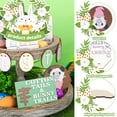 thumbnail image 3 of Easter , Valentine's Day, Birthday gifts for Friends, Family, Tiered Tray Decor Wooden Bunny Egg Tiered Tray Items for Festivals Home Farmhouse Kitchen Decorations, 3 of 10