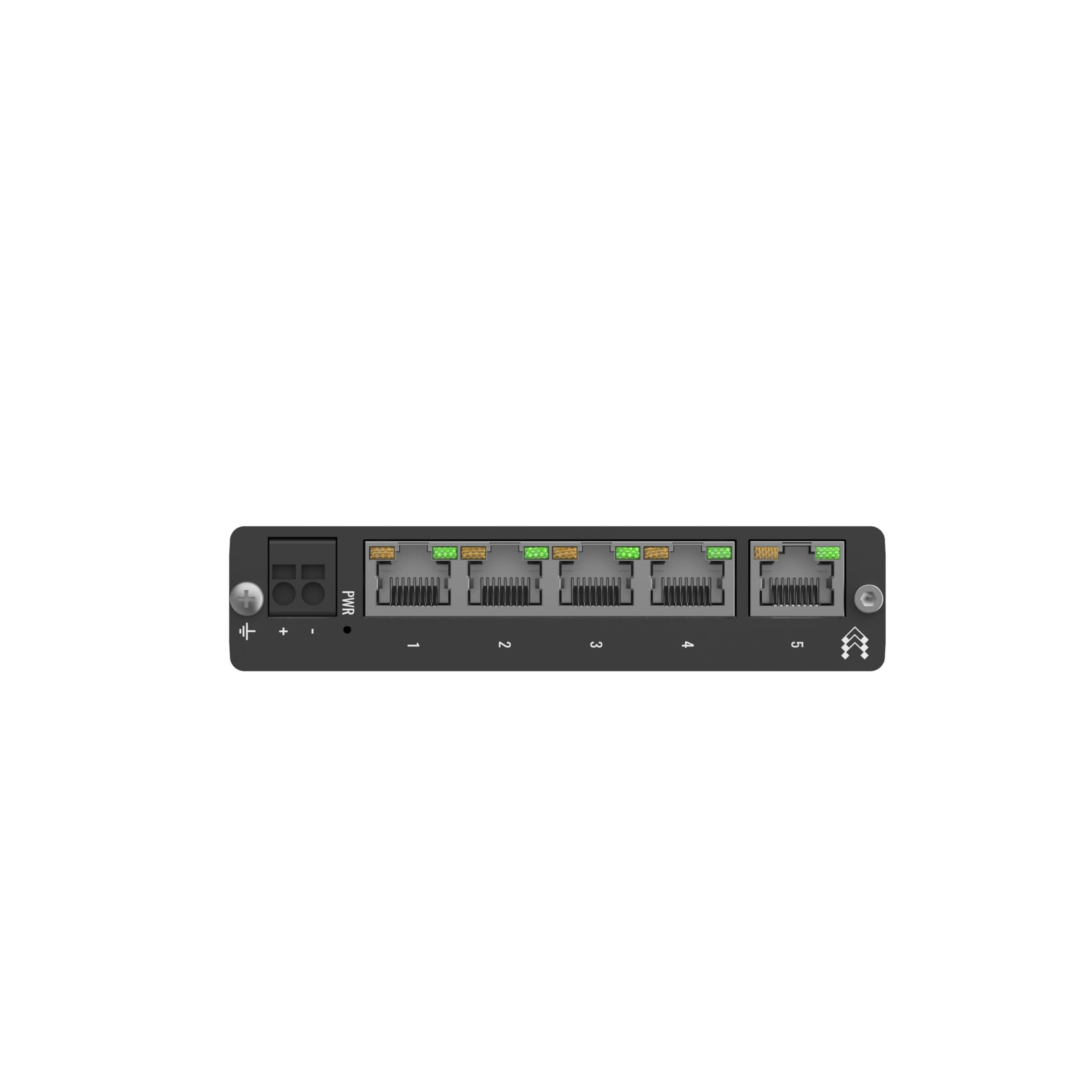 Teltonika TSW114 DIN Rail POE+ Switch 1 Gibabit Port 4 Gigabit POE+ Ports