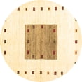 thumbnail image 1 of Ahgly Company Indoor Round Solid Brown Modern Area Rugs, 7' Round, 1 of 4