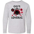 thumbnail image 3 of Inktastic Valentine's Day Gigi's Lovebug Long Sleeve Youth T-Shirt, 3 of 5