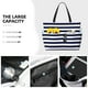 thumbnail image 3 of Easygdp Navy Blue And White Stripes Bolsa de Viaje de Playa de Gran Capacidad, Bolsa Tote Perfecta para la Playa, Escapadas de Fin de Semana y Viajes, 3 of 7