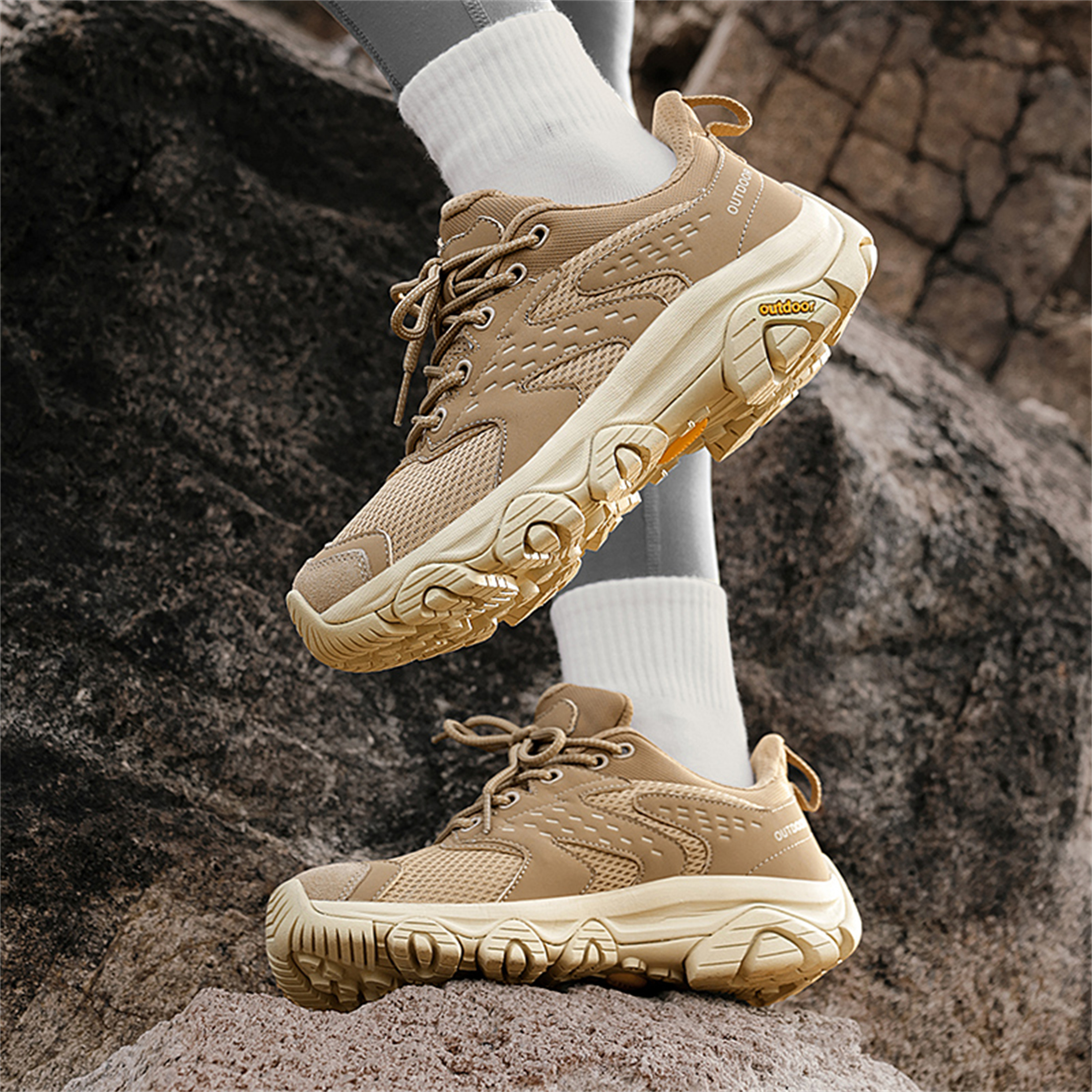 YOURDIARY Womens Mens Hiking Shoes Unsex Comfortable Breathable Anti-Slip Sneakers