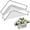 O9-2PCS, variant on 3PCS Kitchen Organizer Corner Sink Rack Stainless Steel Triangular Dish Rack Sink Corner Drying Rack For Soap Sponges Cleaning Brushes Small Utensils Optimize Counter Sink Space