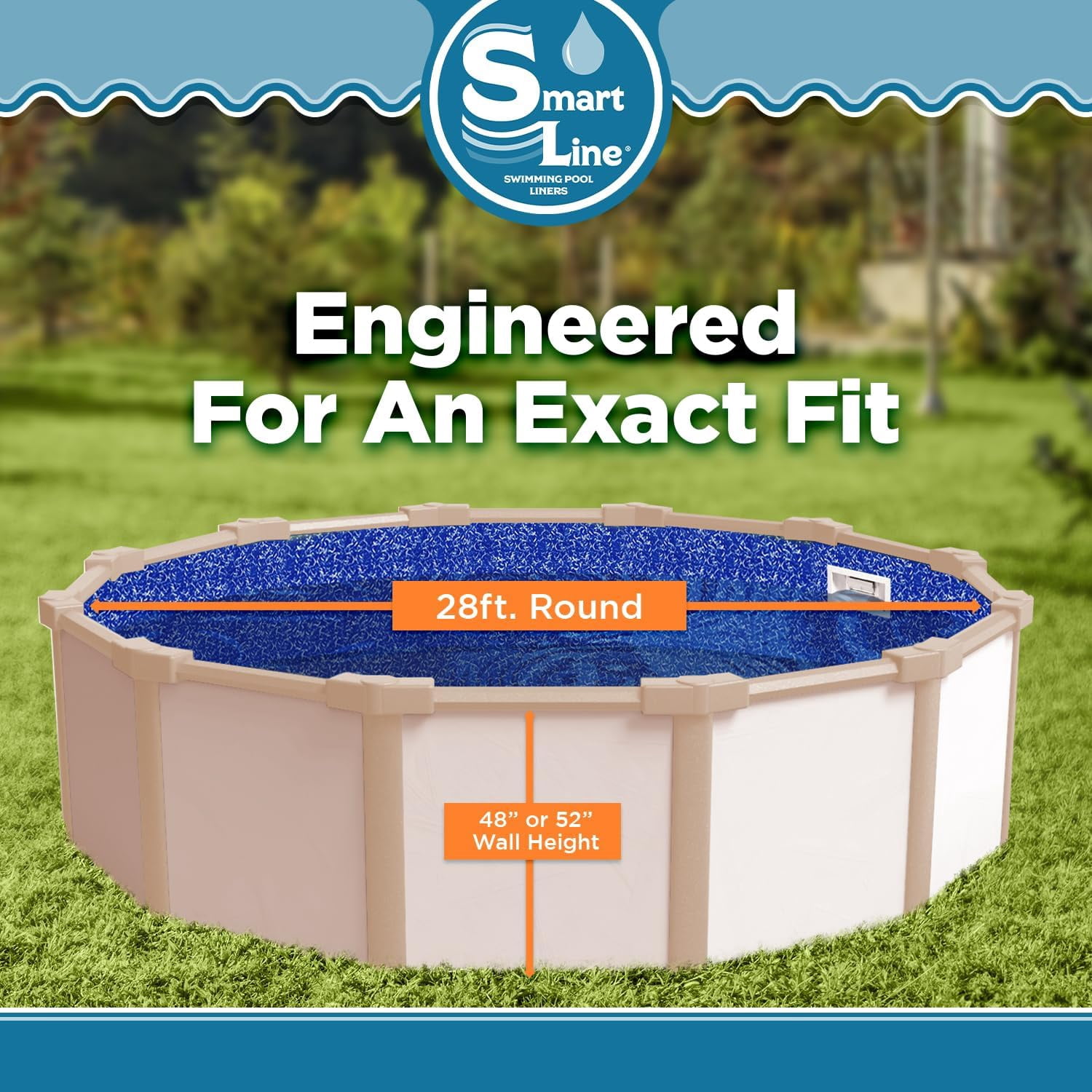 SmartLine Sunlight Swimming Pool Liner - Thumbnail 2