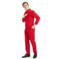 thumbnail image 6 of Toptie Men's 8.5 oz Front-Zip Long Sleeve Twill Coverall-White-2XL Regular, 6 of 7