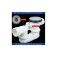 thumbnail image 4 of Tapón de baño, 70 mm, con doble sello, altura ajustable, tapón de baño universal, grifo de lavabo, latón endurecido con acabado cromado, drenaje de baño a prueba de herrumbre, 4 of 5