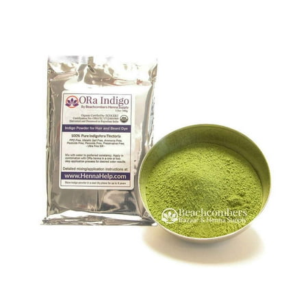 Natural Indigo Hair Dye ORa Rajasthani Organic Pure Sifted Powder Brown (Best Natural Organic Hair Dye)