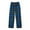 Blue, variant on FUNDUFI Girls Pants Fashion Plaid Printed Stretchy Waist Winter Flannel Pajama Pants Wide Leg Soft Warm Loose Fit Sleepwear Trousers Comfy Girl'S Pant
