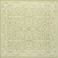 thumbnail image 2 of JONATHAN Y SANTA MONICA 5' Square Area Rug, Charleston Vintage Filigree Textured Weave - Green/Cream, SMB106H-5SQ, 2 of 8