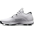 thumbnail image 2 of Under Armour Men's Charged Draw 2 Golf Shoes White Wide 11, 2 of 5
